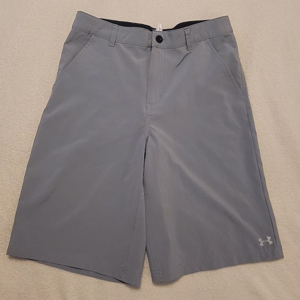 Under Armour Youth HeatGear Amphibious Hybrid Shorts - Size 20 Boys, Gray